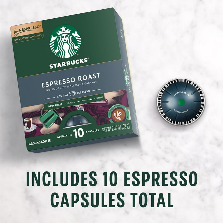 極上品　マルデヌベスver.ロスト Starbucks by Nespresso Vertuo, Espresso Roast, Dark Roast