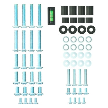 onn TV Wall Mount Replacement Hardware Kit, 69 pieces