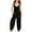 Black, variant on Girls Casual Jumpsuits Spaghetti Strap Sleeveless Loose Romper Long Pants with Pockets Kids Clothes Beige 7-8 Years