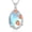 07-Tulips Flower Moonstone Necklace, variant on Flower Necklace for Women Mother S925 Sterling Silver Rose Lily Daisy Lotus Tulips Flower Necklaces Jewelry for Christmas Birthday