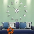 thumbnail image 2 of Physical Therapy Osteopathy Big DIY Wall Clock Chiropractic Acupuncture Massage Acrylic Mirror Stickers on the Wall Decor Watch(Black,27inch), 2 of 9