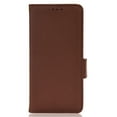thumbnail image 6 of Wallet Case for Samsung Galaxy A15, Silicone Lychee Pattern PU Leather Shockproof Flip Cover with Card Slots Holder Magnetic Clasp Lock Drop Resistant Kickstand Phone Case,Brown, 6 of 7