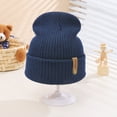 thumbnail image 6 of vnanda Thick Soft Winter Hat Unisex Winter Hat Thick Knitted Elastic Warm Solid Color No Brim Anti-slip Soft Windproof Women Men Outdoor Beanie Thermal Hats, 6 of 8