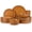Caramel Yellow-18 Pcs (Service for 6), variant on Plates And Sets 18 Pieces Stoneware Dinnerware Set For 6 Ceramic Dish Kitchenwave Dishwasher Safe Caramel Yellow Series Zermatt