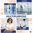 thumbnail image 6 of EZGOODZ Disposable Lab Coats for Adults Small Pack of 10 Blue Painting Lab Coat, 6 of 8