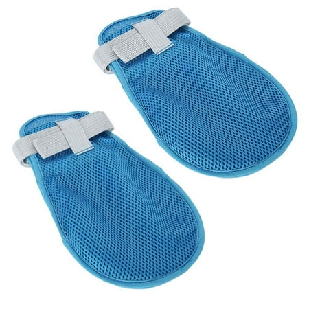 

Tebru Finger Control Mitts Hand Infection Protectors 2Pcs Restraint Gloves Finger Control Mitts Hand Infection Protectors Finger Hand Fixed Gloves