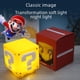 thumbnail image 2 of Luz de noche con sonido de signo de interrogación LED Super Mario, luz de noche de carga cuadrada, luz de noche de inducción USB de escritorio, luz de noche con borde cruzado, 2 of 4