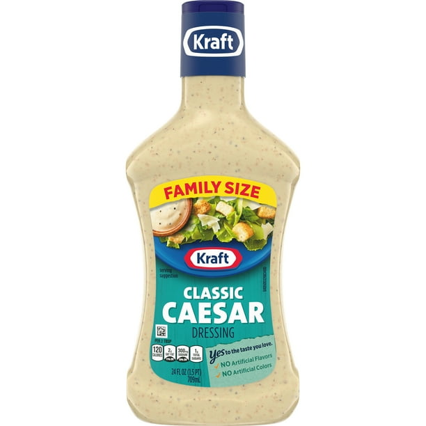 Kraft Classic Caesar Dressing, 24 fl oz Bottle