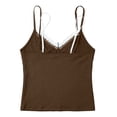 thumbnail image 5 of Fashion Lace Trim Layered Camisole With Bow Detail Contrast Spaghetti Strap Two Piece Tank Top 3d Print Tops for Women 80s Tops for Women, 5 of 6