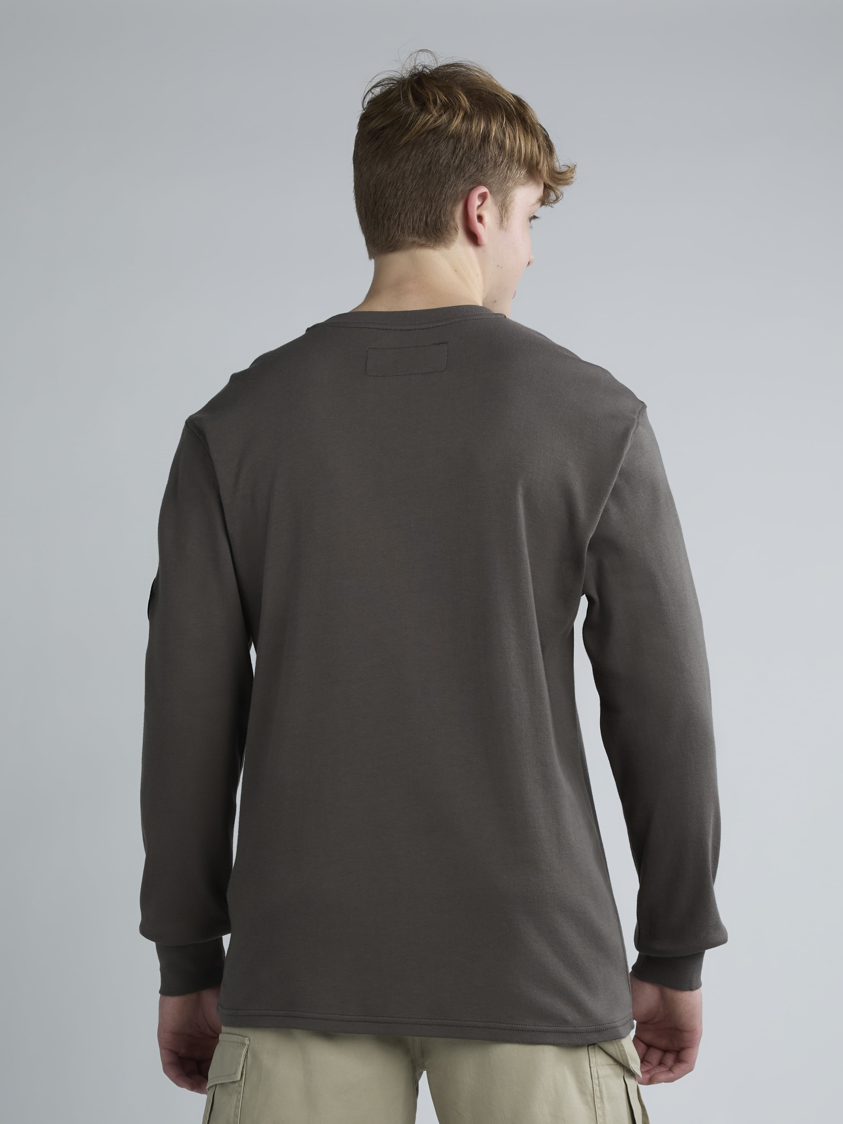 Bass Creek Outfitters Men's Flame Resistant Long Sleeve Crewneck Knit Top, Sizes M-2XL