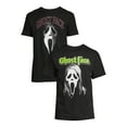 thumbnail image 2 of Ghost Face Icon Men's & Big Men's Graphic Tee Shirts, 2-Pack, 2 of 6