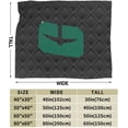thumbnail image 3 of Charlotte 49ers Original Ultra-Soft Micro Fleece Blanket Soft Comfortable Flannel Blanket Available for Bed Couch Living Room, 3 of 7