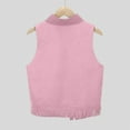 thumbnail image 5 of Glisme Girls Jacket Western Cowgirl Outfits Open Front Fringe Vest Party Dress Up Tassel Fringe Waist Coat Clothing Softness Outerwear For Daily Wear Size 9-10 Years Pink, 5 of 8