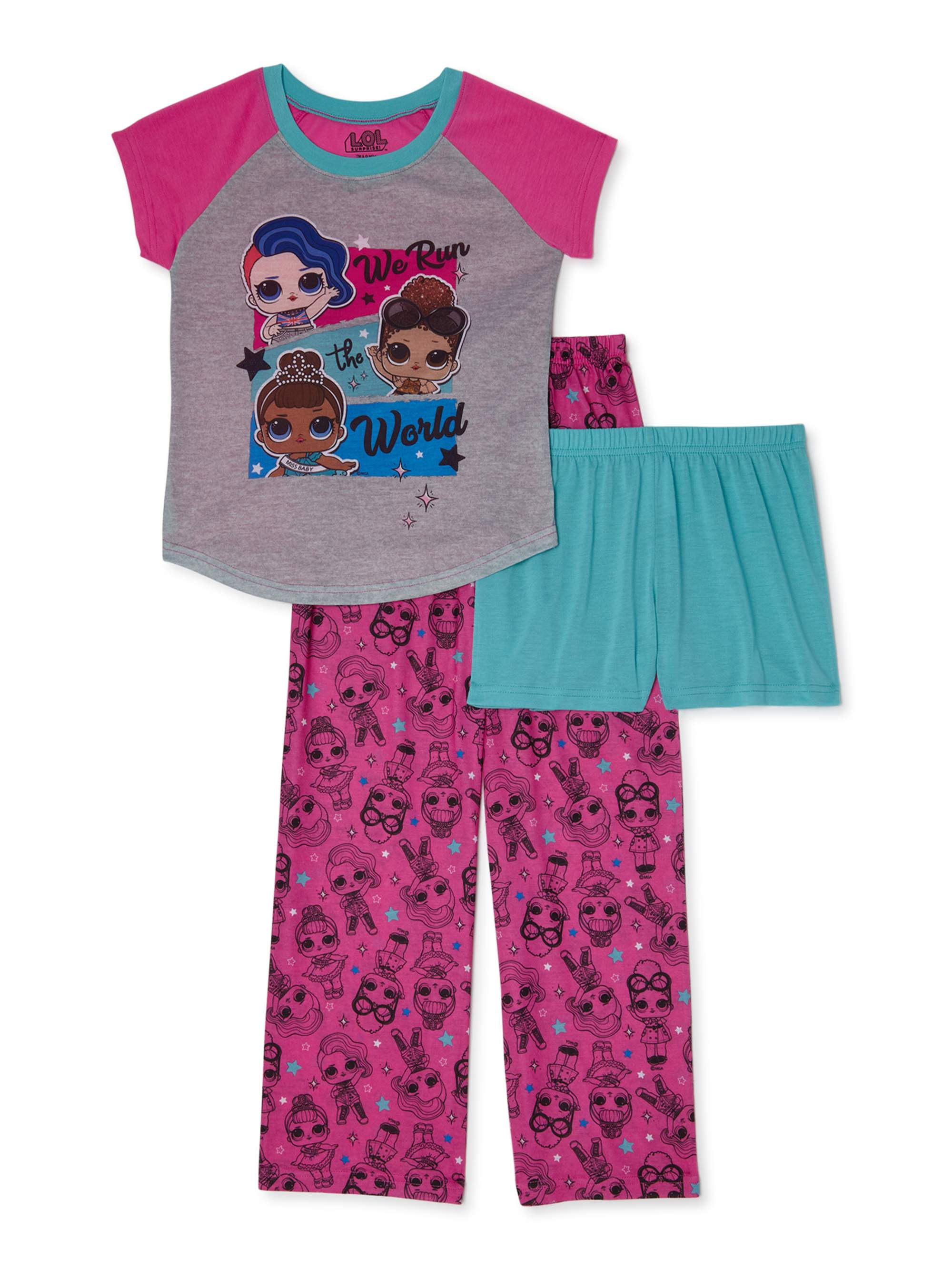 LOL Surprise Short Sleeve Pyjamas for Girls 4-6 Years Only 