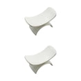 thumbnail image 3 of Baohd Convenient U Shape Nail Arm Rest Pillow for Acrylic Nails Manicure Portable and Non Slip White 5.24 Inchx2.56 Inch 2Set, 3 of 6