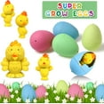 thumbnail image 4 of Growing Hatching Colored Egg Toys Growing Chick Unicorn Hatch Eggs Toy 2.4 Inch 4 Pack Grow in Water Eggs for Easter Hunt Games Party Supplies, 4 of 5