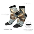 thumbnail image 6 of Fuzoiu Wolf Family Winter Wonderland Print Adult Socks, Crew Moisture-wicking Socks, Unisex Cushion Crew Socks,Casual Sports Ankle Socks, 6 of 7