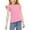 Pink1, variant on vdgthytj Toddler Girls Summer T Shirts Casual Solid Color Ruffle Sleeve Crewneck Tees Tops 3-15 Years
