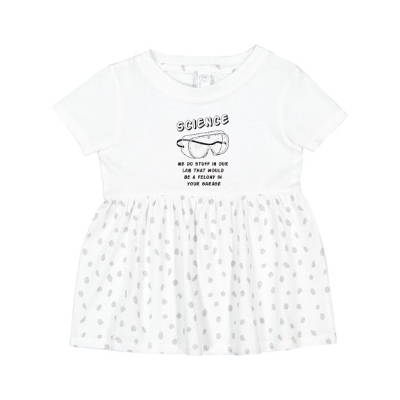 Inktastic Science Girls Baby Dress