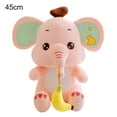 thumbnail image 1 of LIWEN Elephant Plush Toys High Simulation Soft Stuffed Decorative Toy Elephant Animal Plush Stuffed Toy for Girl, 1 of 8