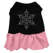 Pet Dog Cat Dress Rhinestone, "Snowflake"