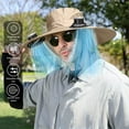 thumbnail image 3 of Staron Outdoor Sun Hat with Solar Powered Fans, Wide Brim Solar Fan Hat Sun Bucket Hat for Men Women Fishing Hat with Fans Solar Power, 3 of 7