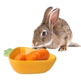 thumbnail image 4 of Food Water Feeding Bowls Cartoon Carrot Rabbit Shape Ceramic Bowl for Small Animals Hamster Pet Feeding Supplies, 4 of 12