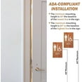 thumbnail image 4 of ADA CENTRAL SIGNS - 6"X9" Mens Accessible Restroom Sign - ADA Compliant Tactile Graphics Grade 2 Braille Text Acrylic Wall Signs - Bathroom Door Placard Double Sided Tape Wheelchair Handicap Sign, 4 of 7