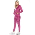 thumbnail image 2 of White Mark Ensemble de Survêtement en Velours pour Femmes, 2 Pcs, 2 of 5