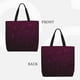thumbnail image 2 of Balery Dark Purple Glitter Bolsa de Mano para Mujeres con Cremallera, Bolsa de Gimnasio con Compartimentos, Bolsa para Laptop, Bolsa para Trabajo, 2 of 7