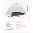 thumbnail image 6 of Portable Paint Booth Tent, 115.35 x 90.55 x 74 inch Painting Tent Station, Spray Shelter with Built-in Floor & Mesh Screen, Large Space, Oxford Spray Painting Tents for Cupboard, Chairs, Tables, 6 of 9