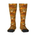thumbnail image 1 of Fotbe Tiger Calcetas Divertidas Estampadas para Hombre y Mujer, Calcetas de Algodón hasta la Rodilla para Caminar, Correr, Enfermería y Embarazo, 1 of 6