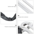 thumbnail image 4 of FUTUREORYY 1Set Heavy Duty Door Chain Lock Stainless Steel Security Latch for Home, 4 of 6