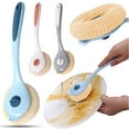 thumbnail image 2 of LHWEN Kitchen Long Handled Nano Cleaning Brush with Scraper For Grill Cleaning Oven Cleaning Stovetop Cleaning For Pans Pots Kitchen Sink Cleaning Kitchen Utensil Cleaning Window Screens, 2 of 6