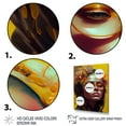 thumbnail image 3 of Designart Stylish Arabic Woman With Floral Hijab VIII Canvas Wall Art, 3 of 5