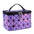 thumbnail image 3 of Sequin Leather Ladies Multifunctional Cosmetic Bag Travel Storage Organizer, 3 of 23