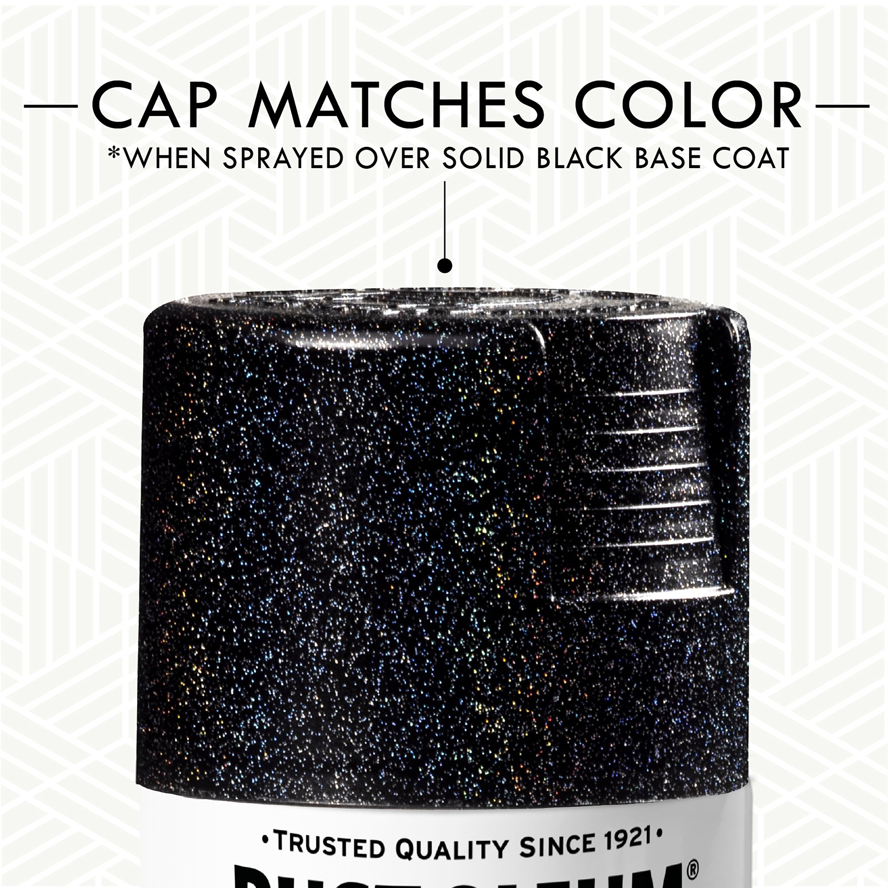 Rainbow Rust-Oleum Glitter Spray Paint 398582, 10.25 oz