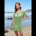 thumbnail image 4 of Traje de Baño de Ganchillo para Mujer 2025, Vestido de Punto de , Ropa de Verano Verde S, 4 of 10