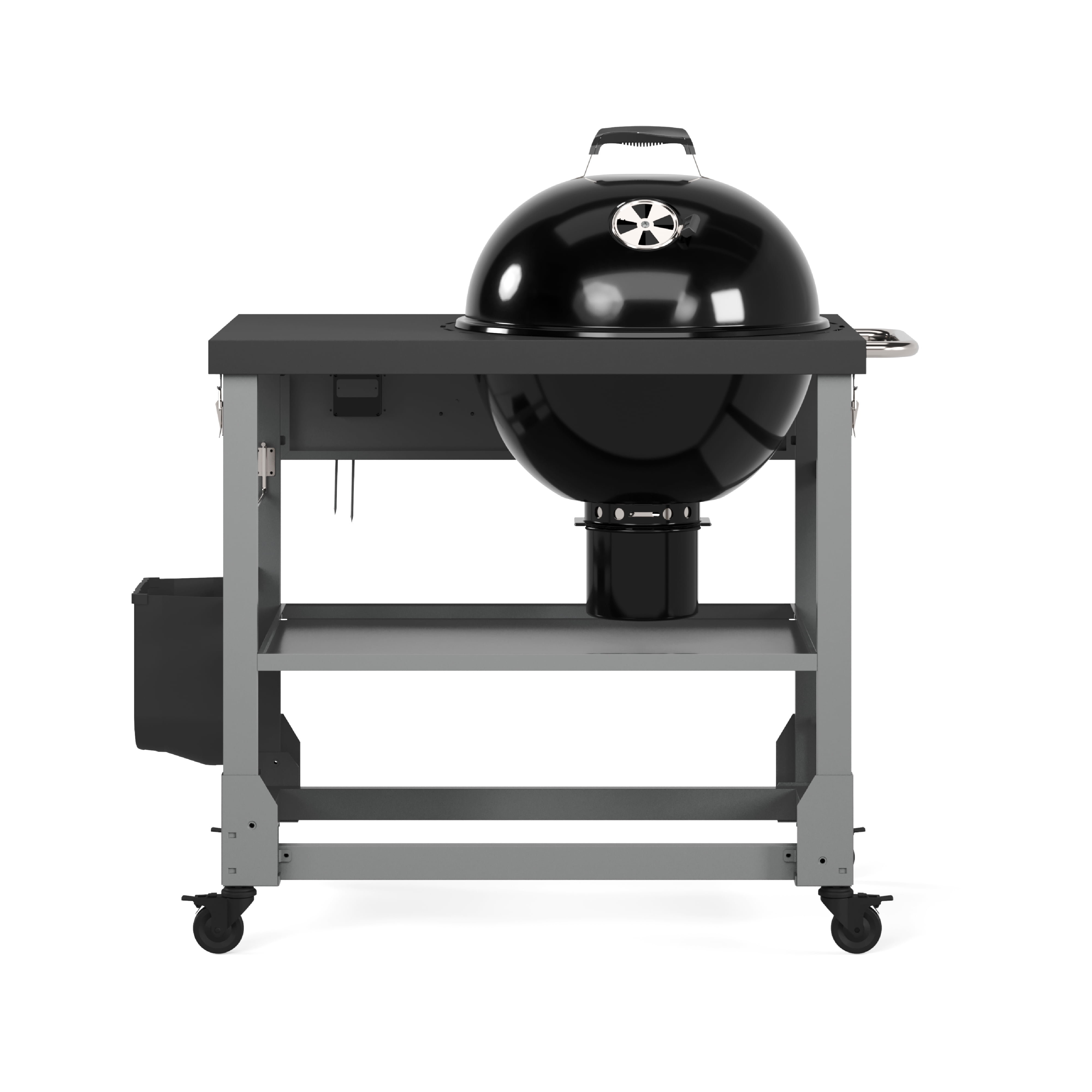 TYTUS Anaheim 22" Charcoal Kettle Grill with Cart, Storage Bag, Temperature Probes + Cover