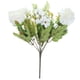 thumbnail image 1 of KAKOWELY Ramo artificial de flores de imitación de margaritas rosas artificiales para jarrón de mesa, 1 of 5