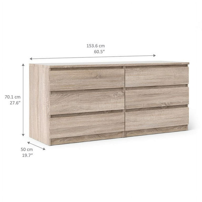 Atlin designs 8 drawer double dresser in white online