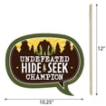 thumbnail image 5 of Big Dot of Happiness Funny Sasquatch Crossing - Bigfoot Party or Birthday Party Photo Booth Props Kit - 10 Piece, 5 of 5