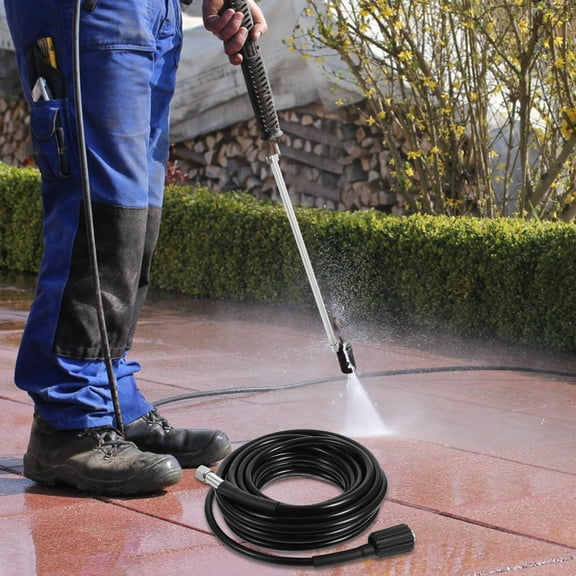 Raindrops High Pressure Water Hose High Pressure Hose Black 1Pack