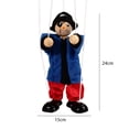 thumbnail image 6 of NIBOLOG Marionette Clown Puppet Toy Pull Rope Wooden Puppet Doll Interactive Kids Hand Pirate Puppetry Boys Girls Birthday Gifts, 6 of 8