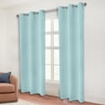 thumbnail image 2 of Superior Blackout Solid Light Filtering Grommet Curtain Panel Set, 46" x 84", Green Lily, 2 of 14