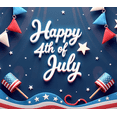 thumbnail image 4 of Patriotic Design Happy 4th of July Banner Decorative Pattern Stars and Stripes Celebration Flag for Independence Day Party Outdoor Event Home Decor, 4 of 8