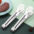 thumbnail image 5 of 4 PCS Serving Tongs Silver Tongs 9 Inch Serving Utensils Stainless Steel Serving Tongs for Salad Buffet Appetizer Dessert Tong for Food Parties, 5 of 13