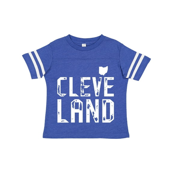 Inktastic Cleveland, Ohio Distressed Font Boys or Girls Toddler T-Shirt