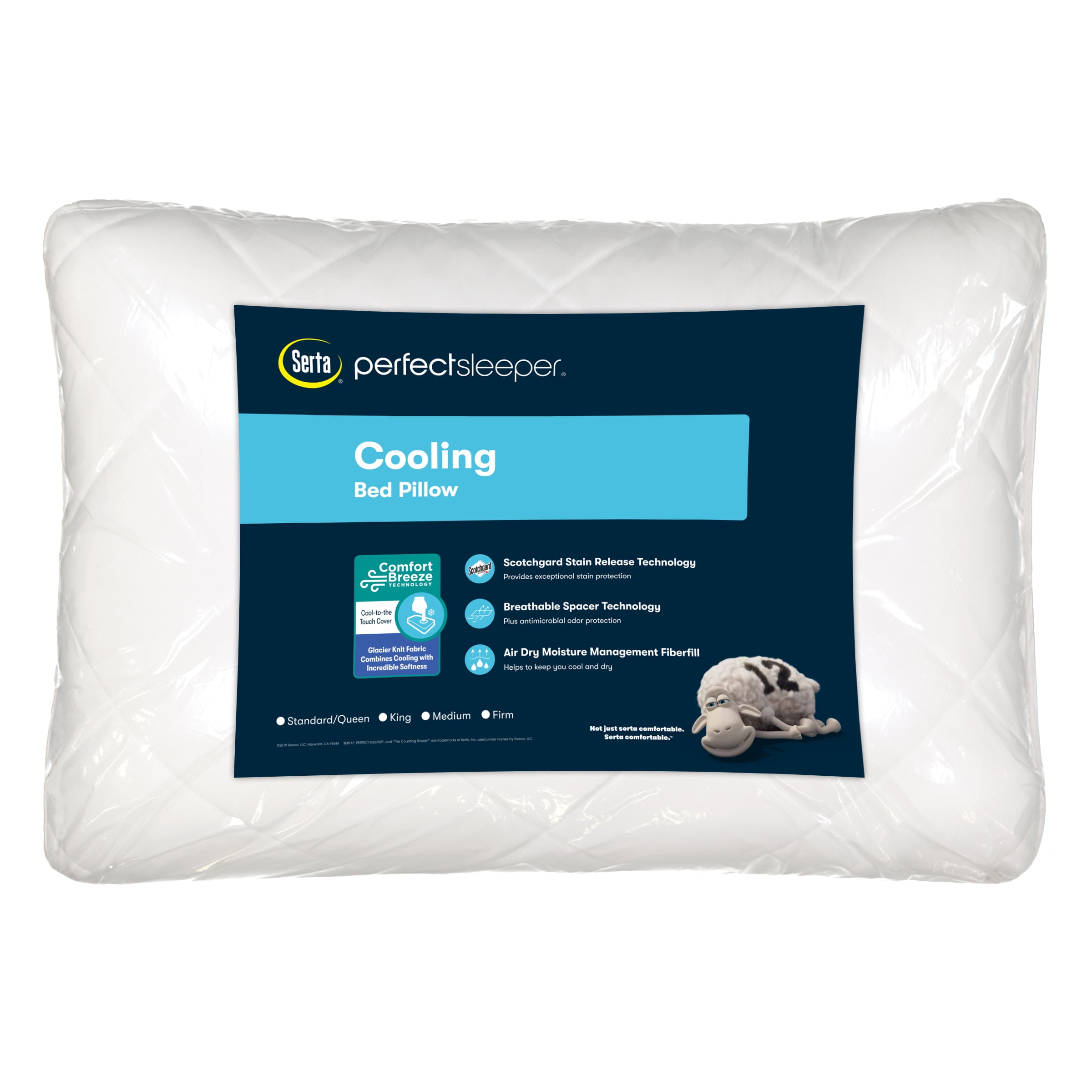 Serta Comfort Breeze Firm Support Pillow