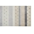 thumbnail image 5 of 4' X 6' Ivory Tan And Gray Wool Striped Hand Knotted Stain Resistant Area Rug, 5 of 5